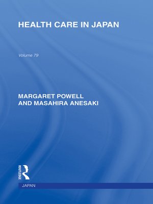 cover image of Health Care in Japan